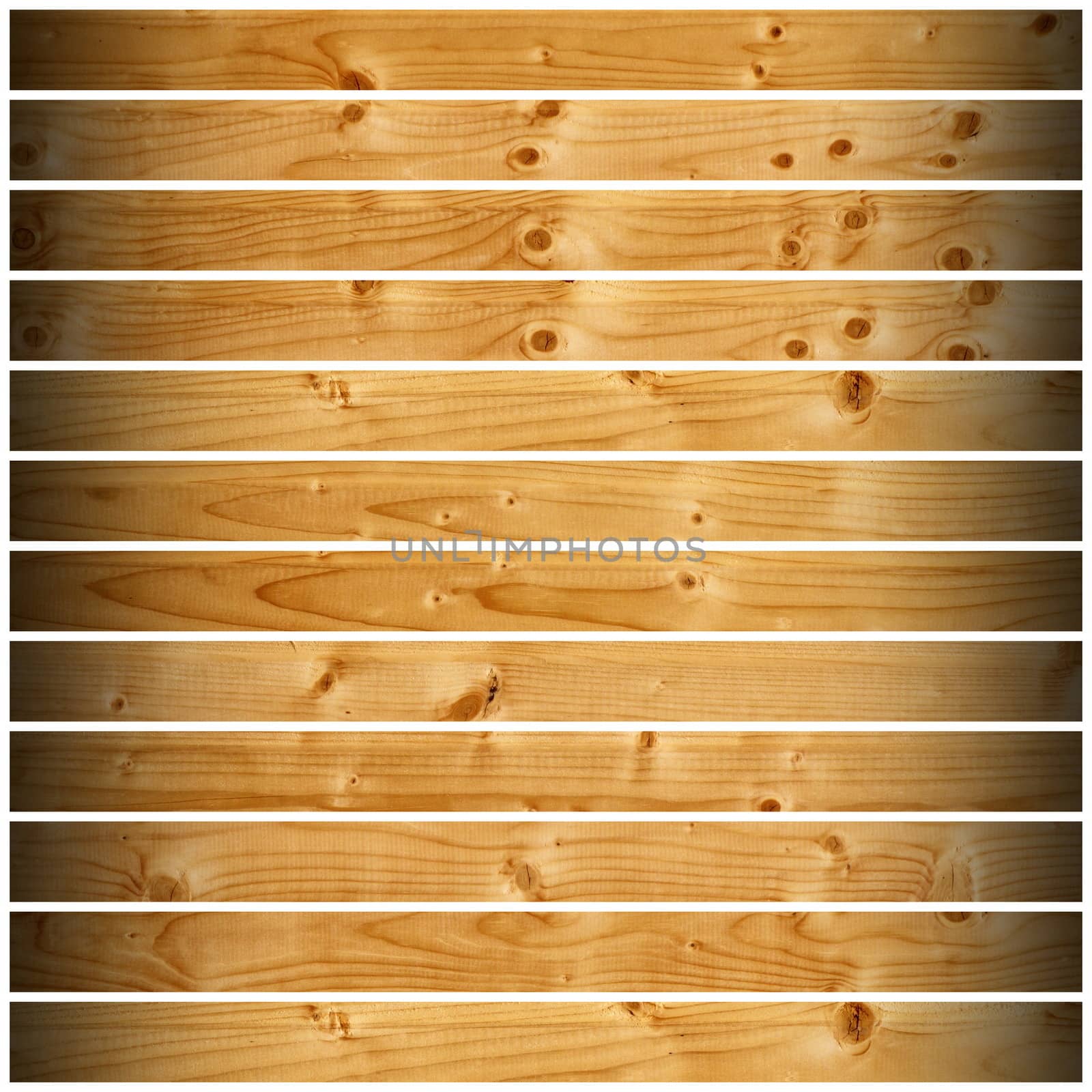 beige fir wood planks background with vignette