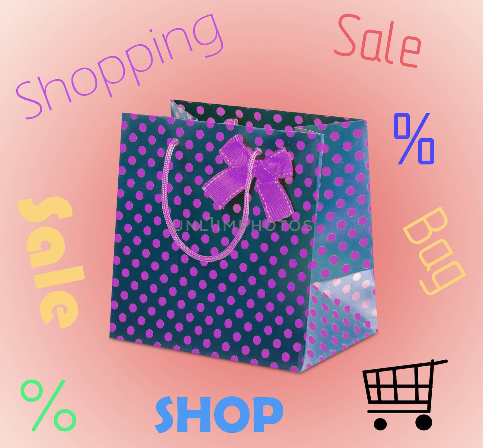 Shopping Bag with bow
