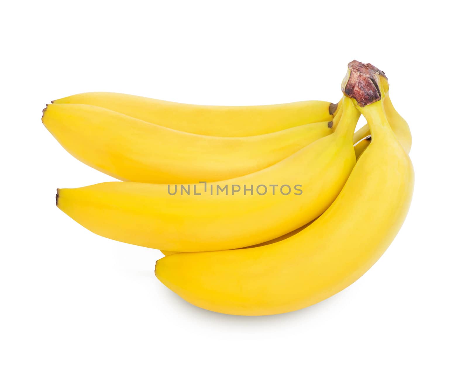Bunch of bananas isolated on white background by oly5