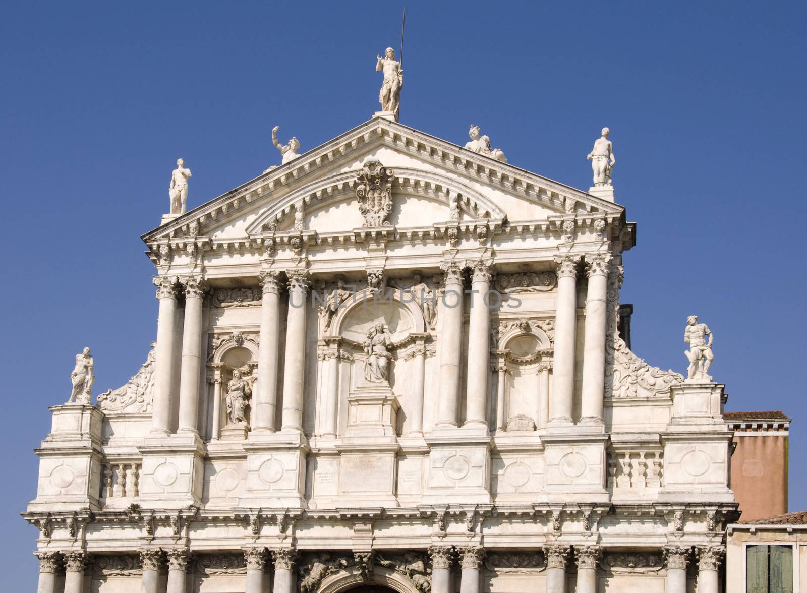 Famous catedral on Grand Canal in Venice