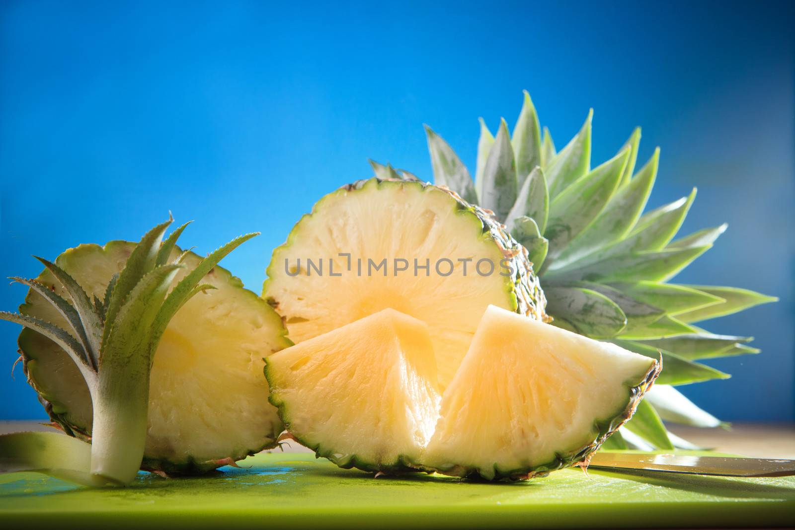 piece of  pineapple sliced for multipurpose