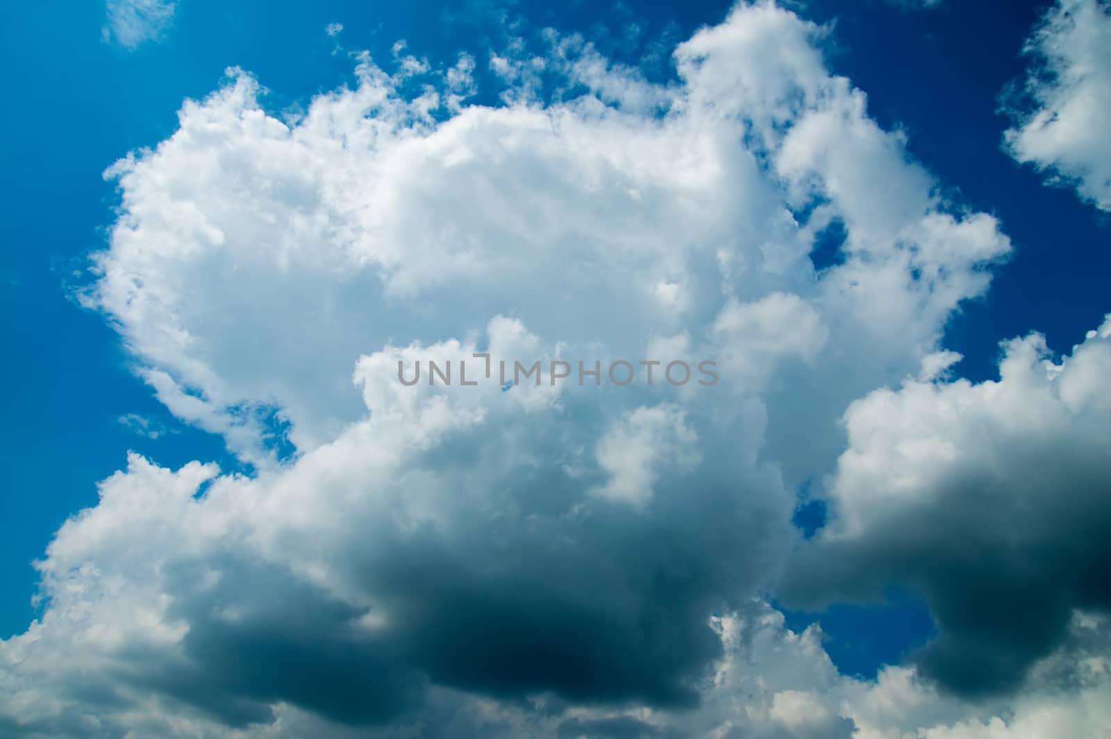 clouds and a blue sky