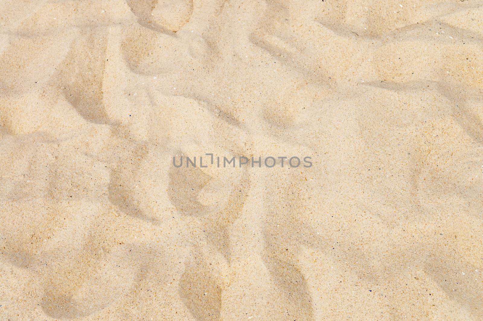 texture of yellow sand on the beach