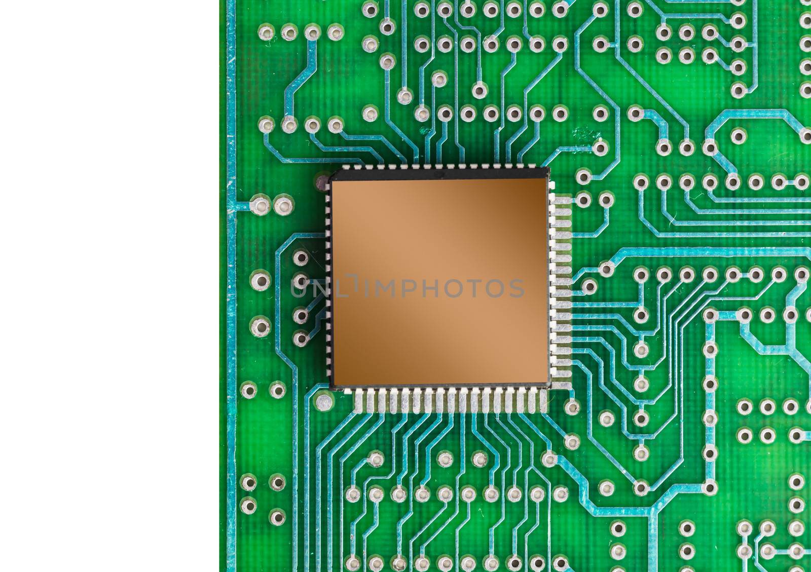 Close up of circuit board by oleg_zhukov