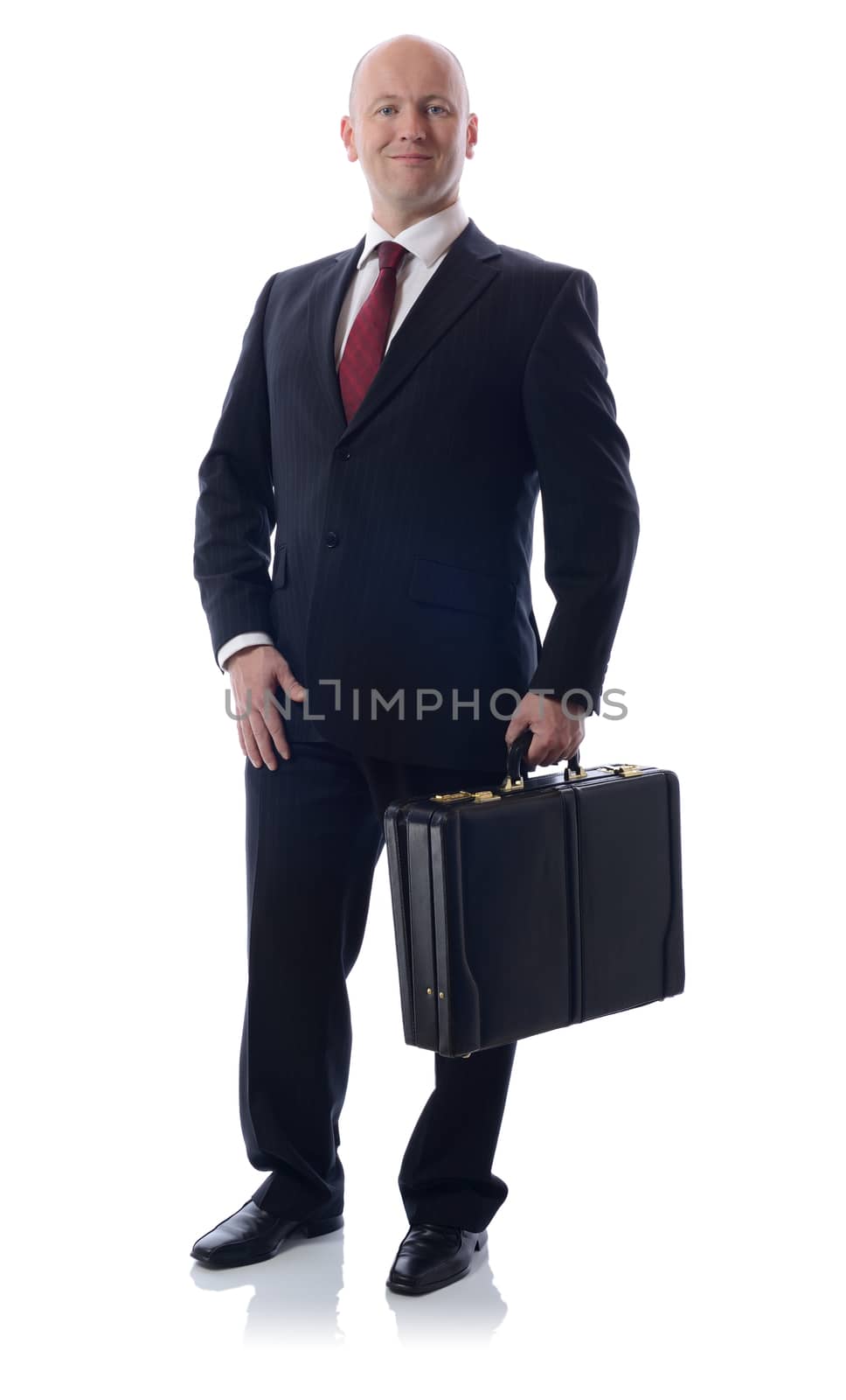 businessman with case by hyrons