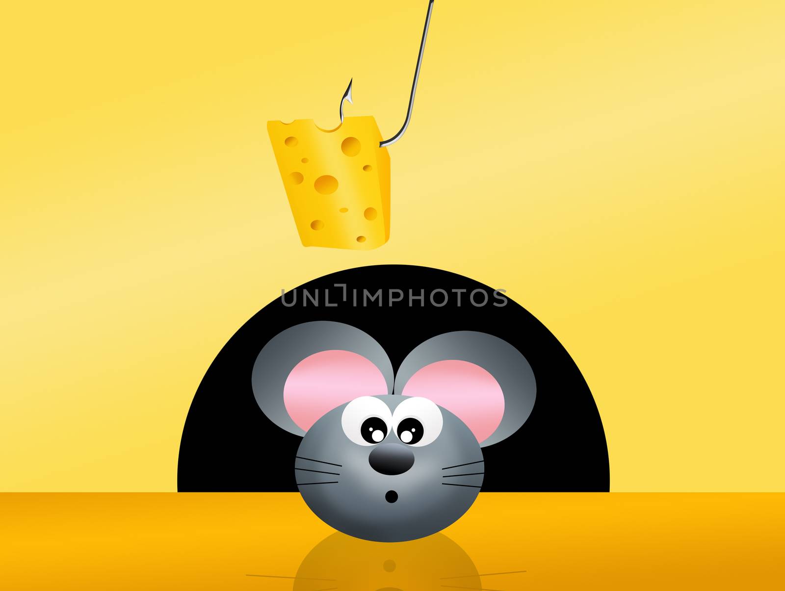 mouse  and cheese