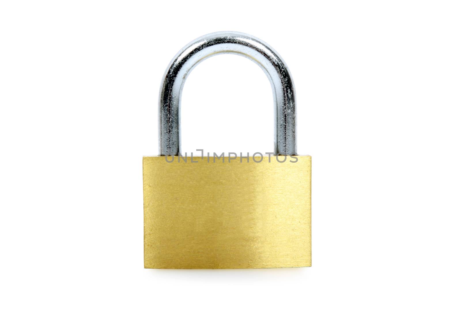 padlock isolated on white background