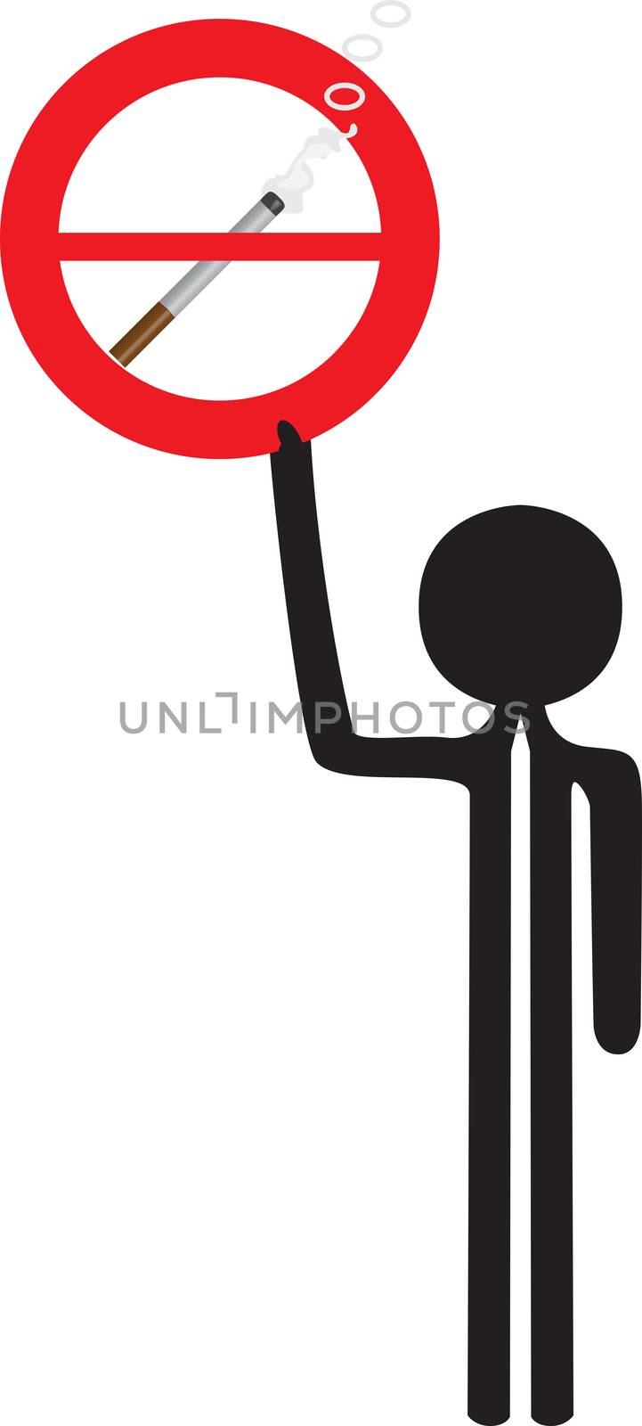smoking not allowed red sign