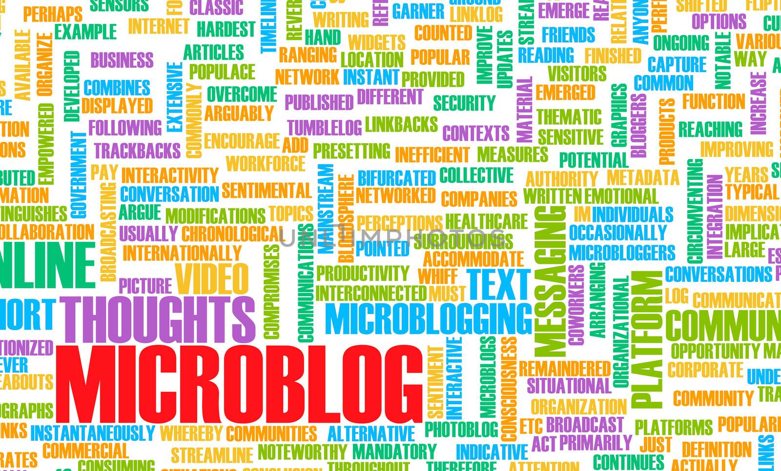 Microblog Tool for an Online Microblogger Concept