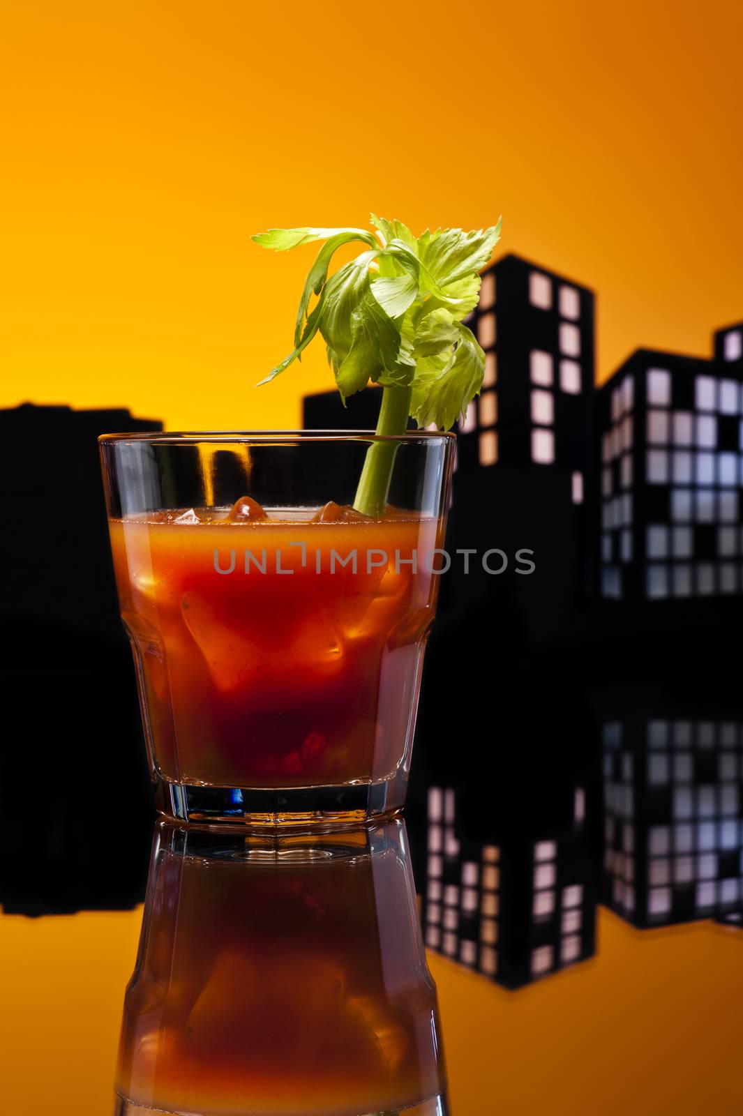 Metropolis Bloody Mary cocktail by 3523Studio