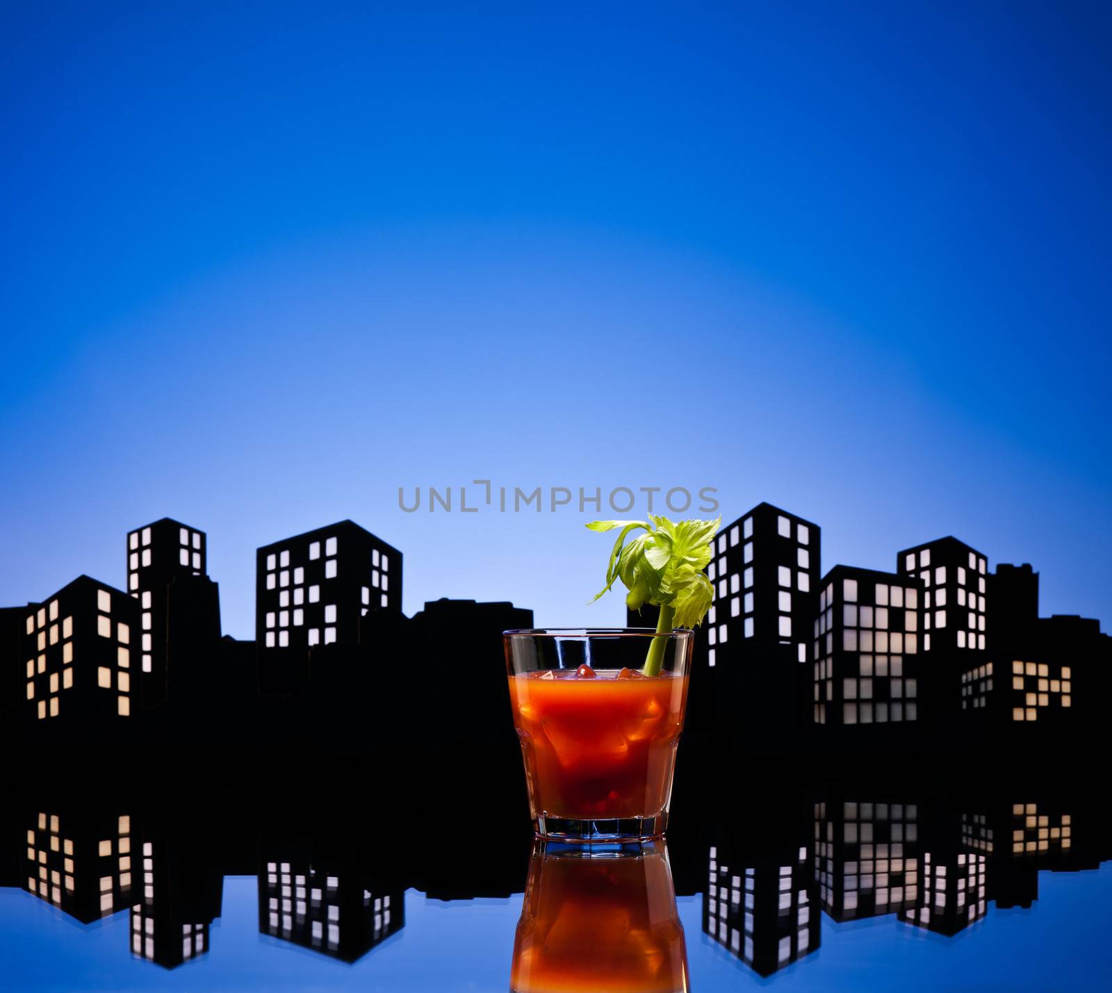 Metropolis Bloody Mary cocktail by 3523Studio