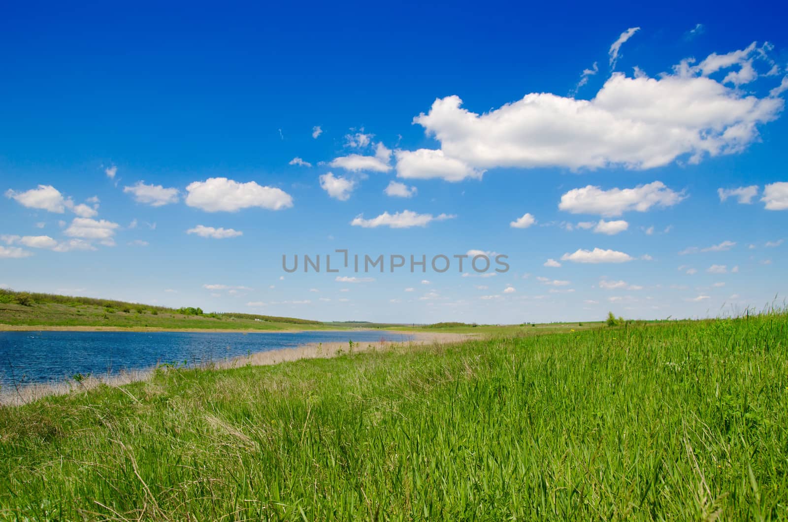 river under cloudy sky