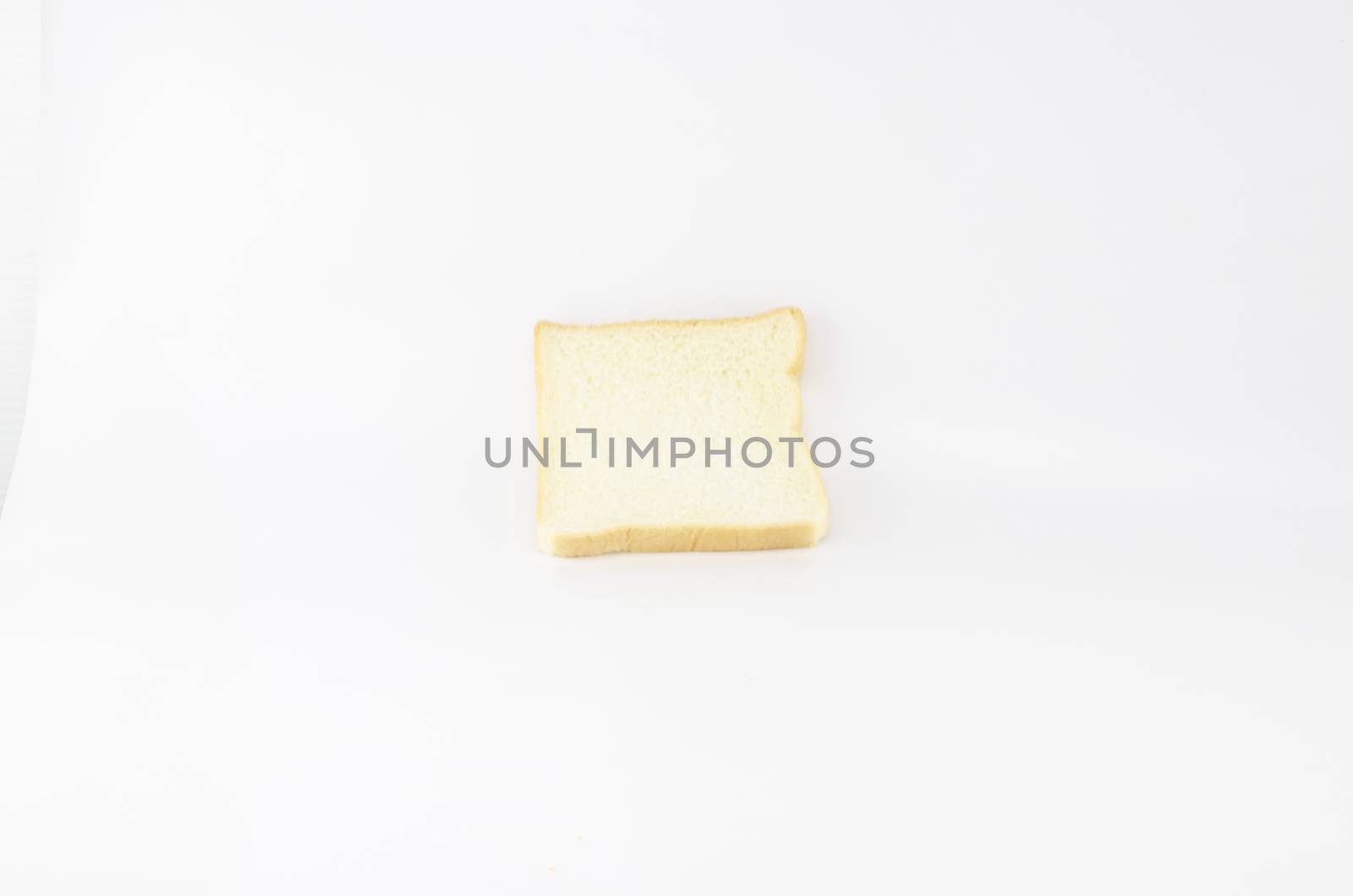 sliced bread isolated on white background