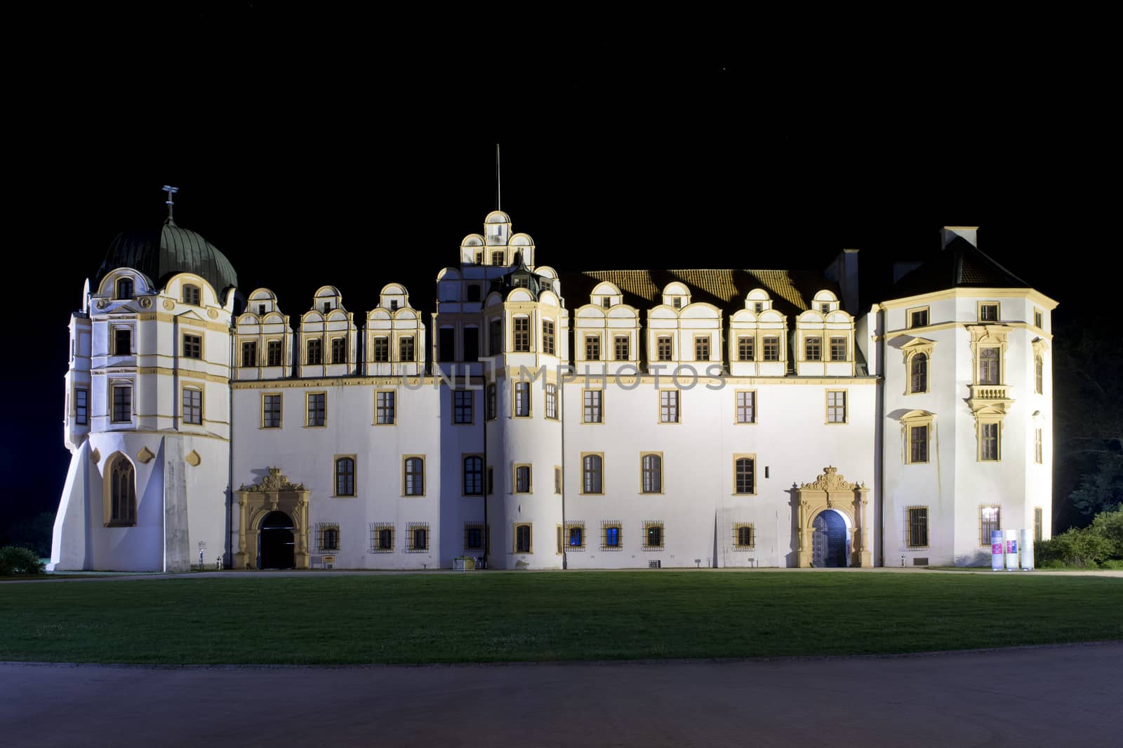 The renaissance style castle in Celle, Lower Saxony, Germany