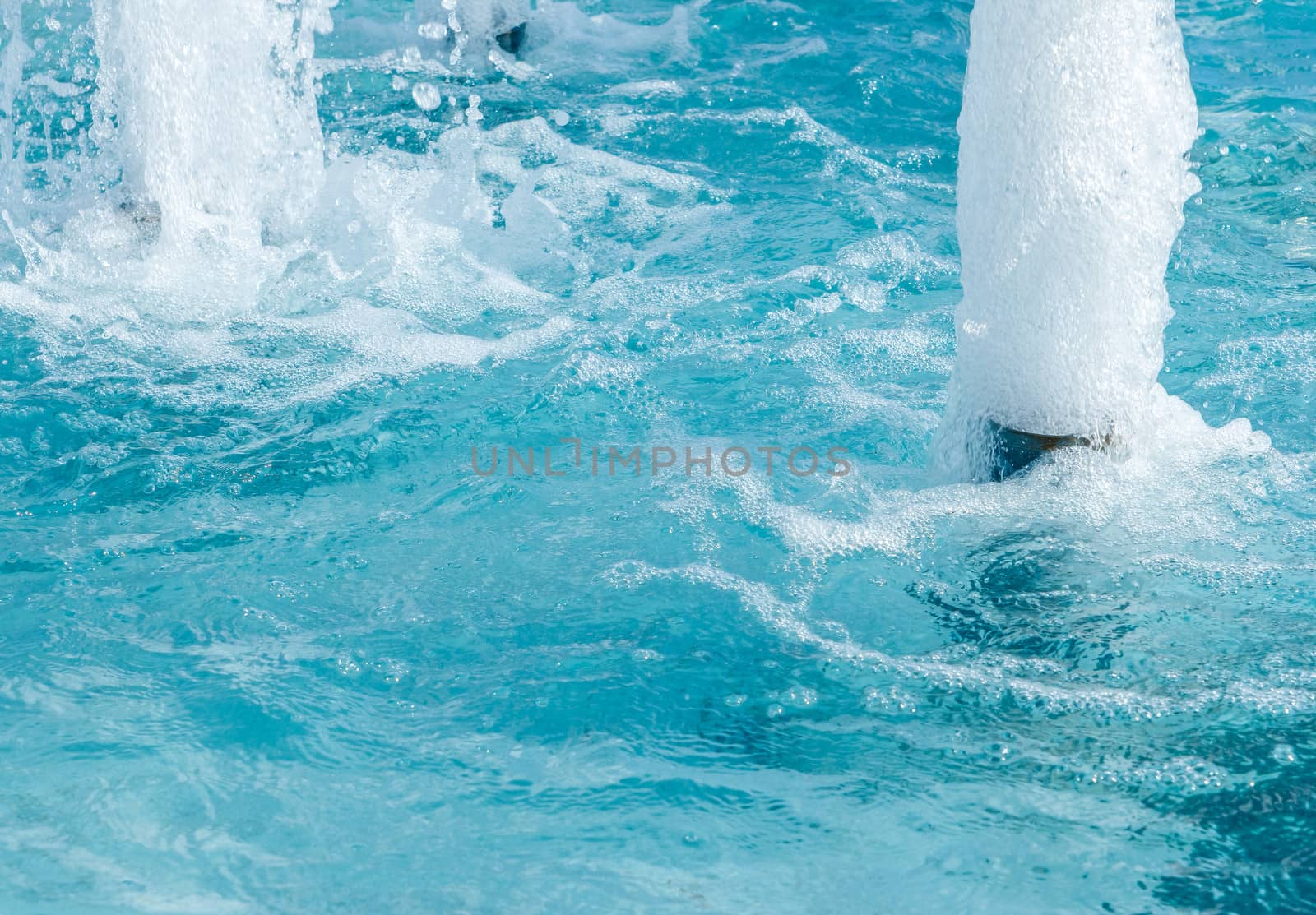 fragment  swimming pool with blue water