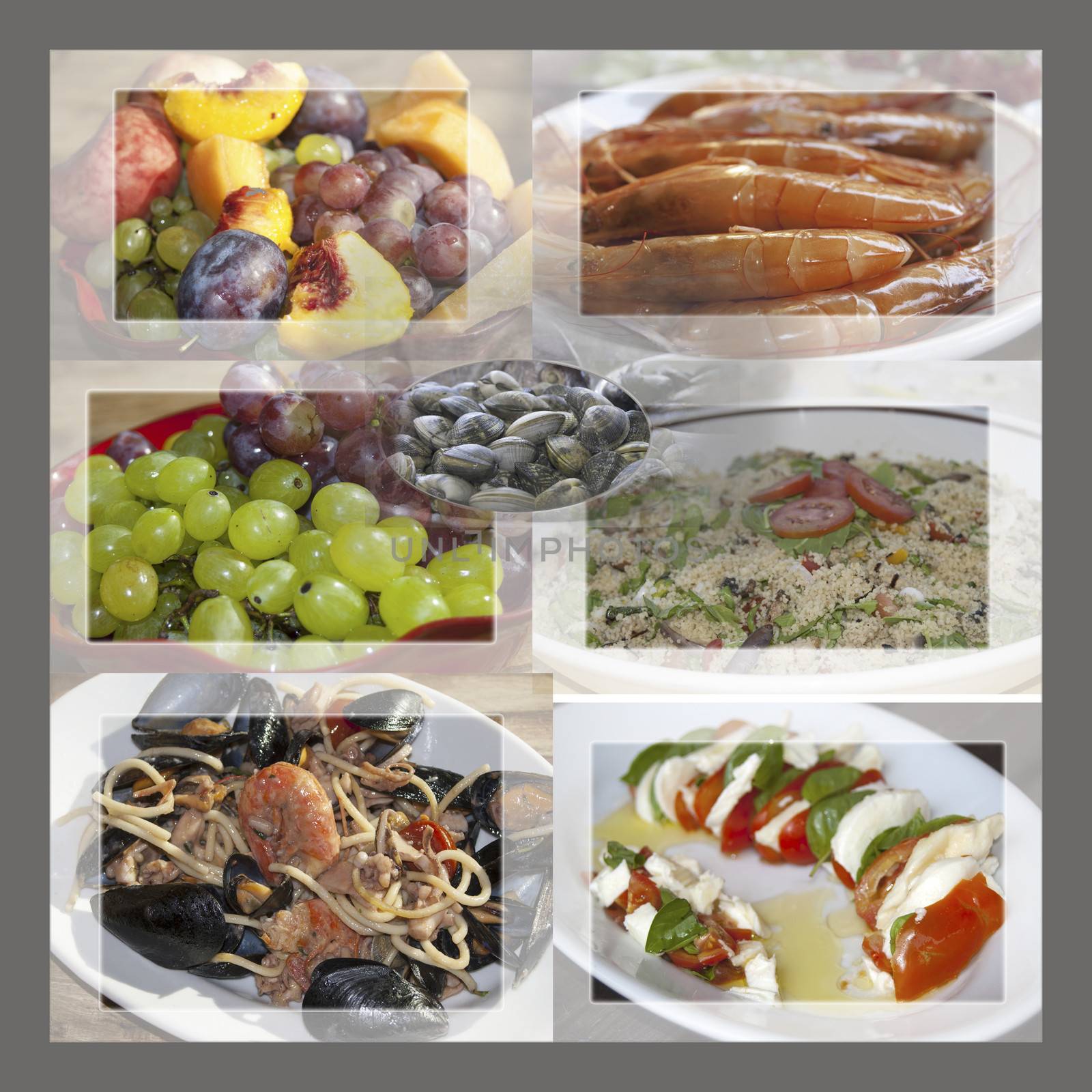 some typical food of the mediterranean diet