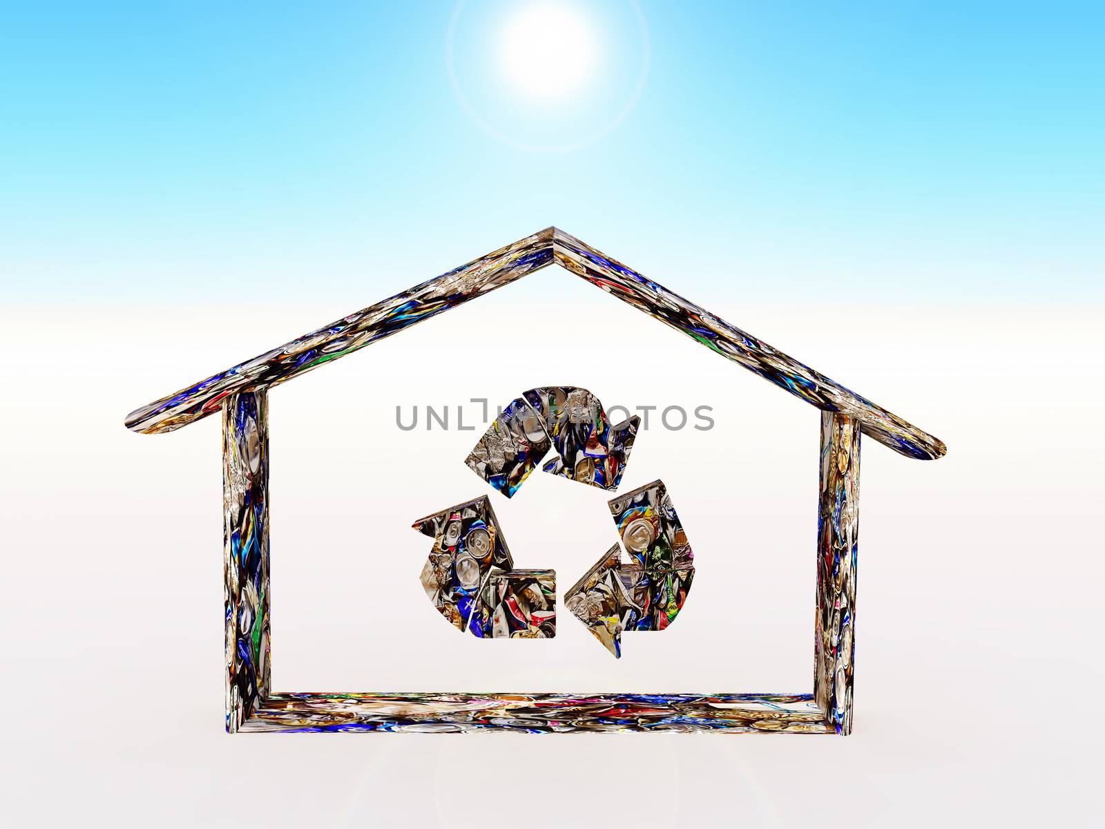 recycling home by gufoto