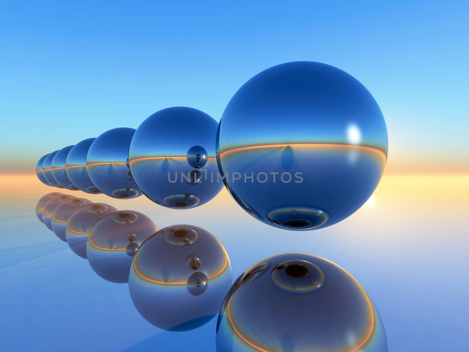 range of sphere in 3D rendering