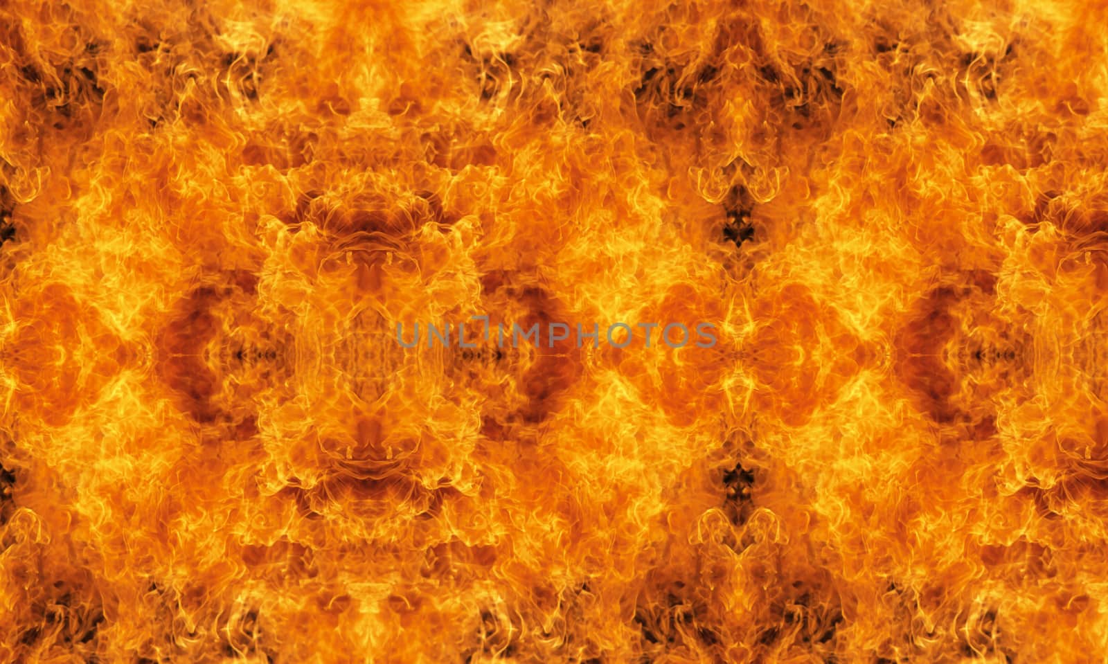 Burning fire close-up, may be used as background