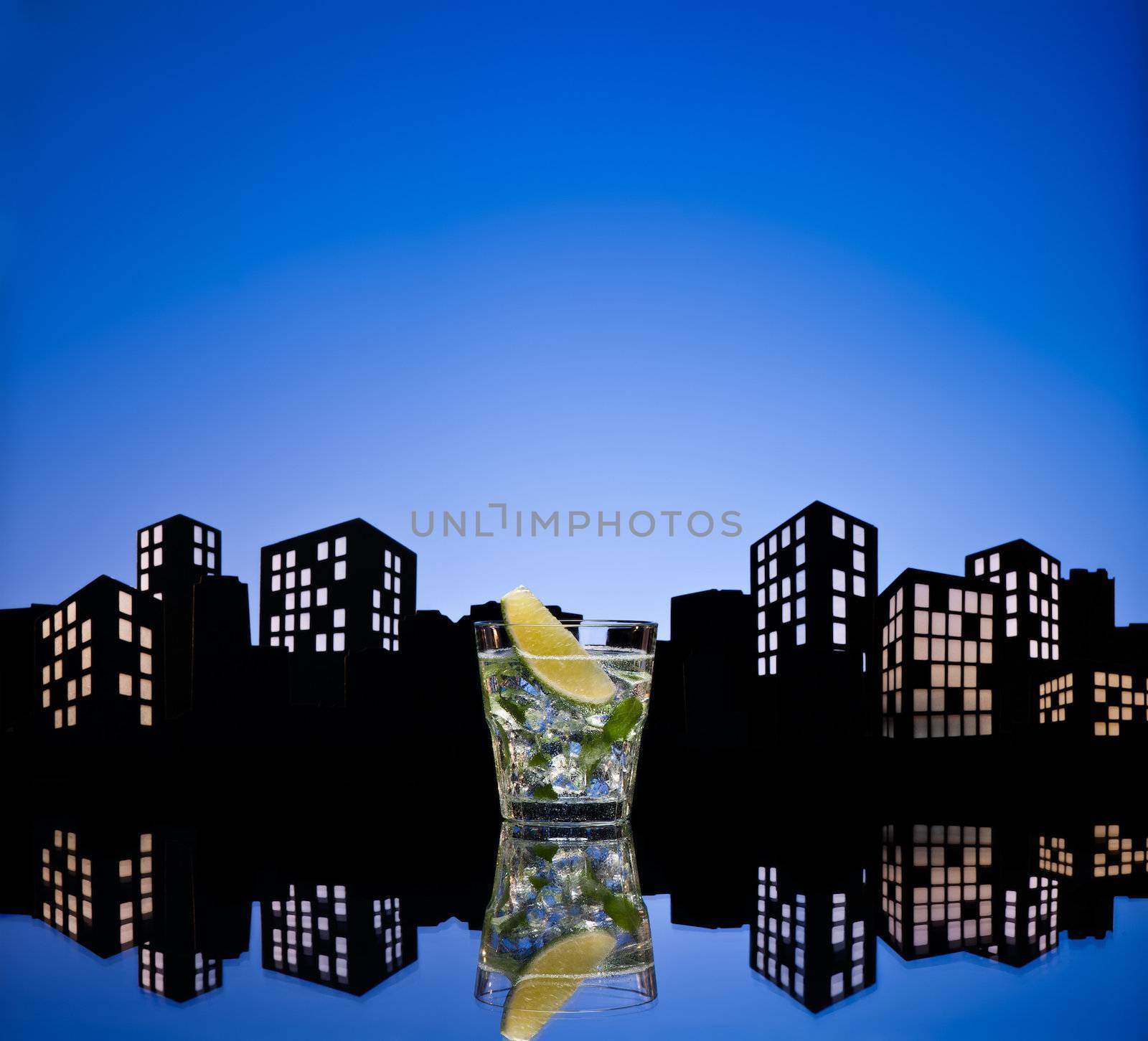 Metropolis Mojito cocktail by 3523Studio