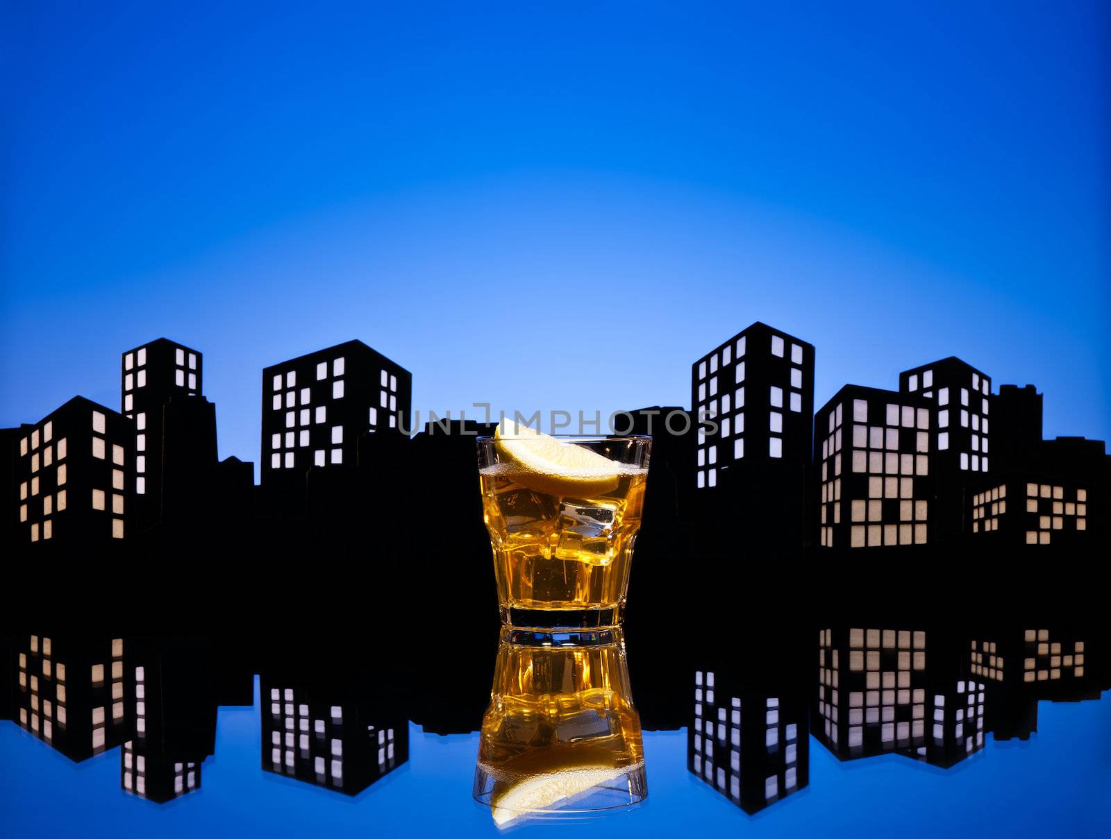 Metropolis Whisky sour cocktail by 3523Studio