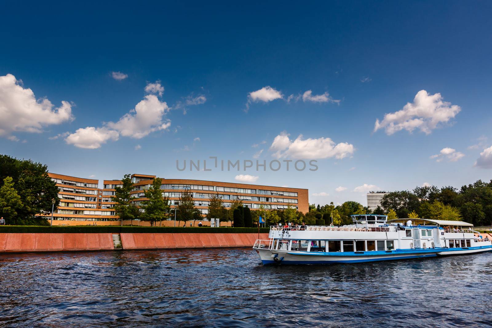 A Boat Trip in the Spree River, Berlin, Germany