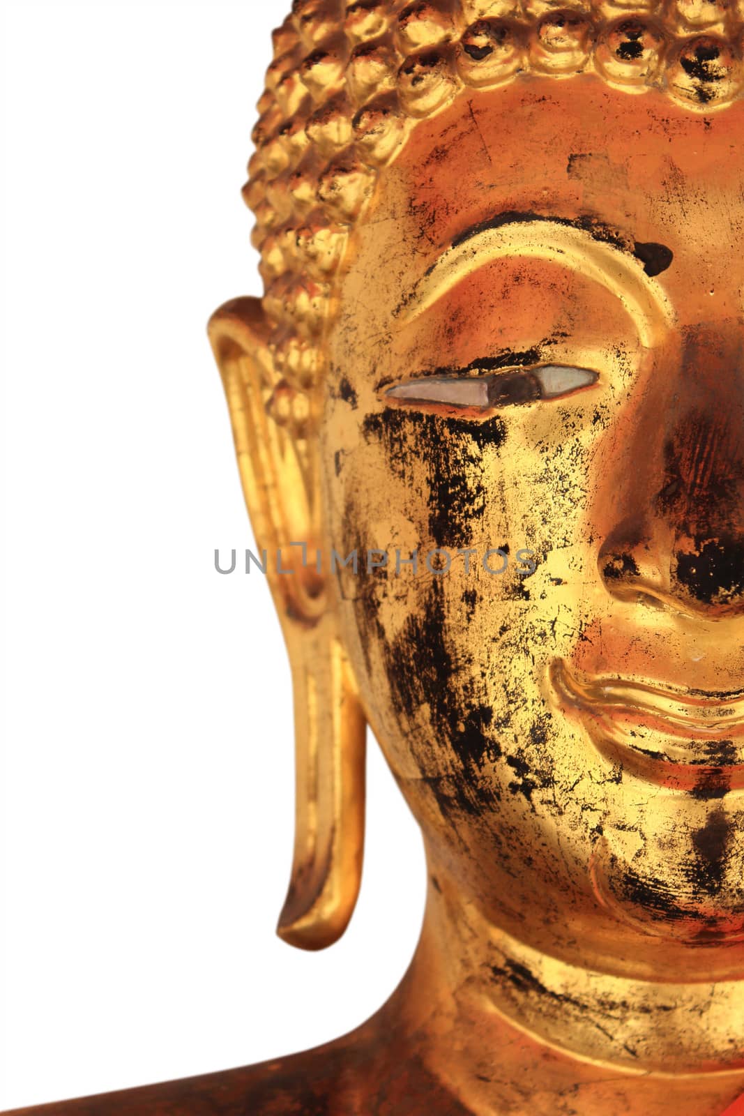Face of Buddha Statue at Wat Pho, Thailand