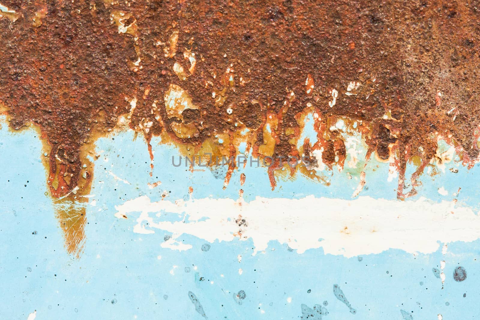 Rusty blue metallic texture background by juhku