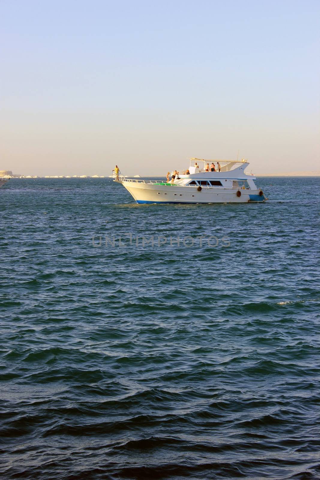 ship sailing from port