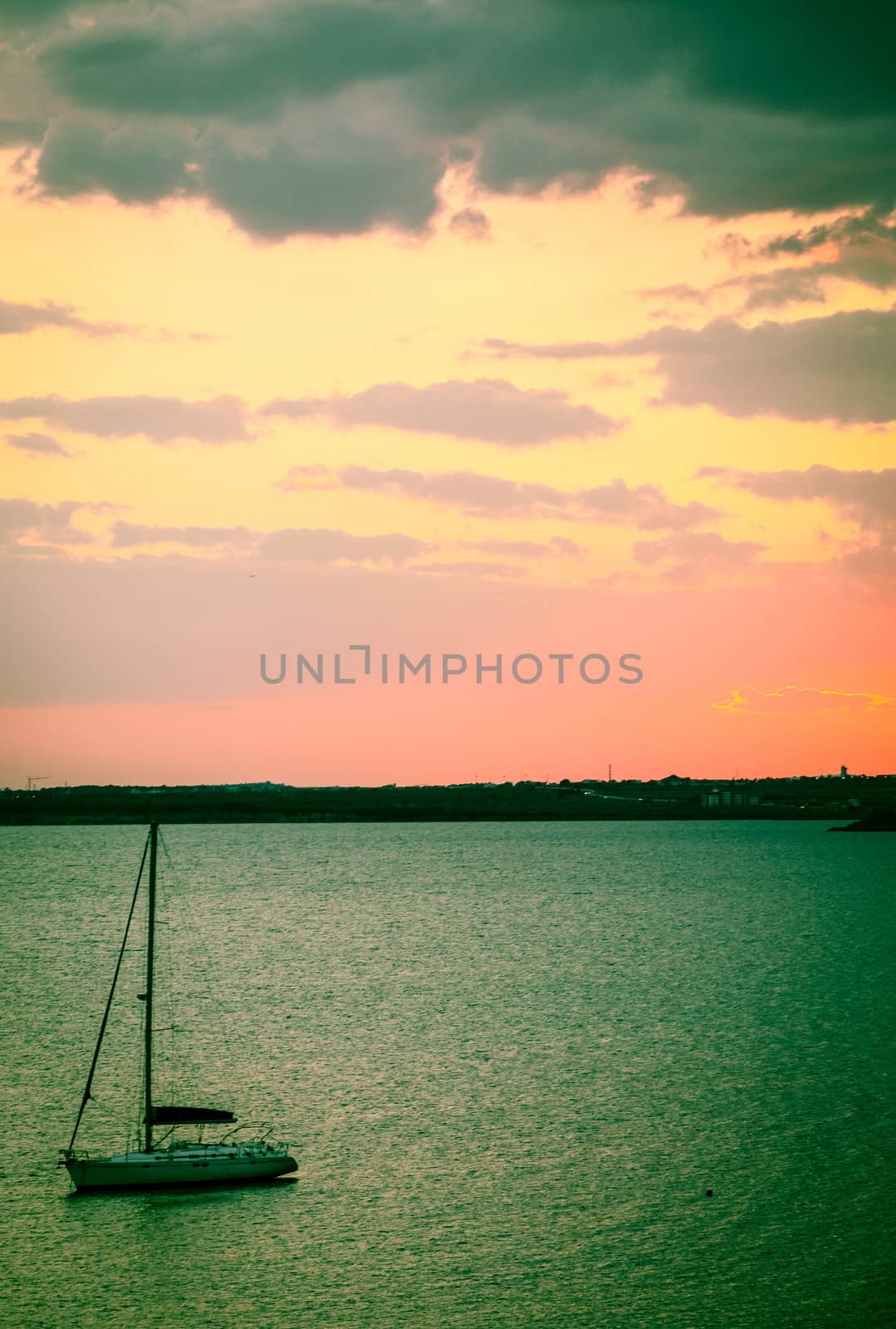 Sea sunset