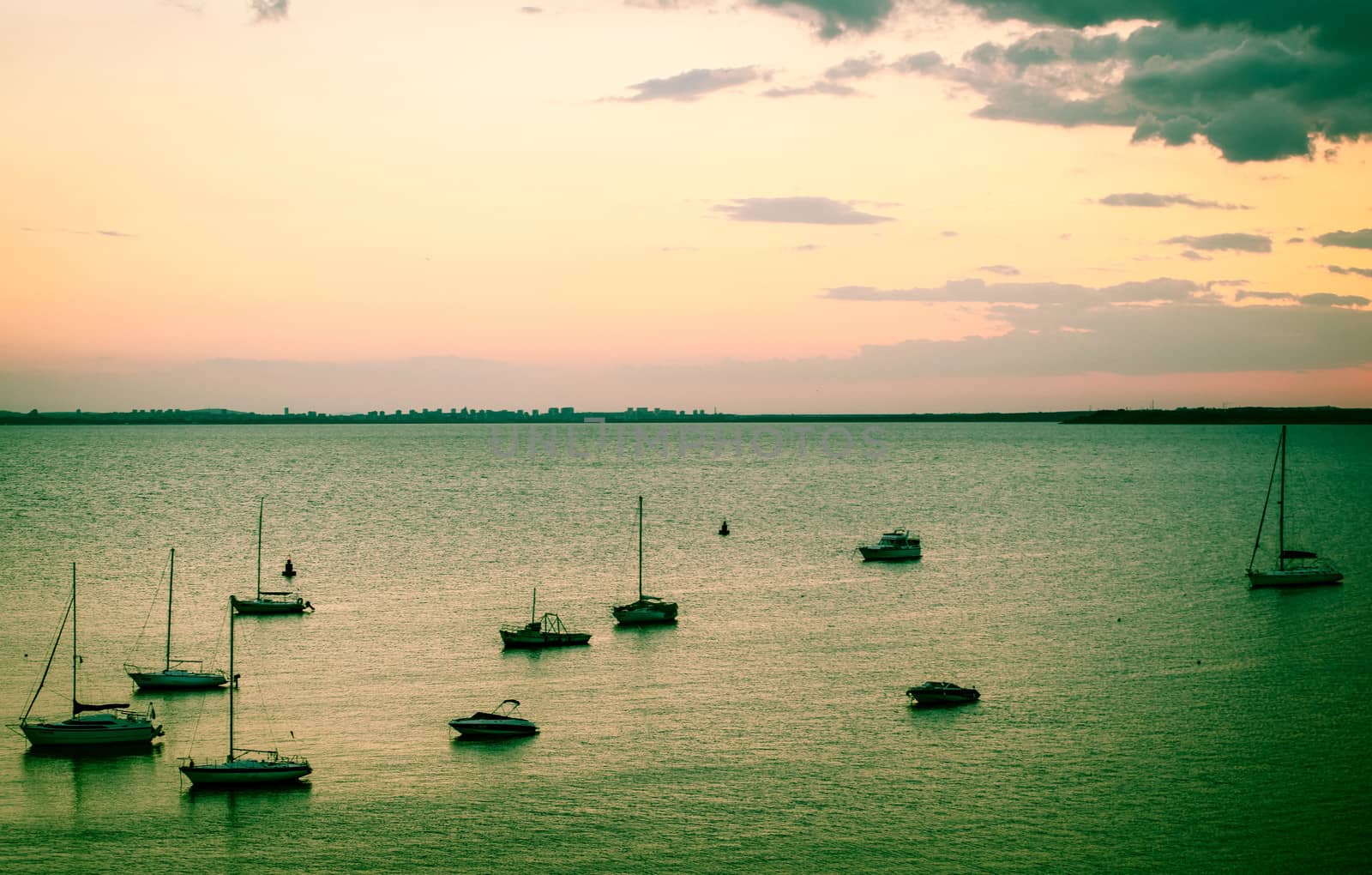 Sea sunset