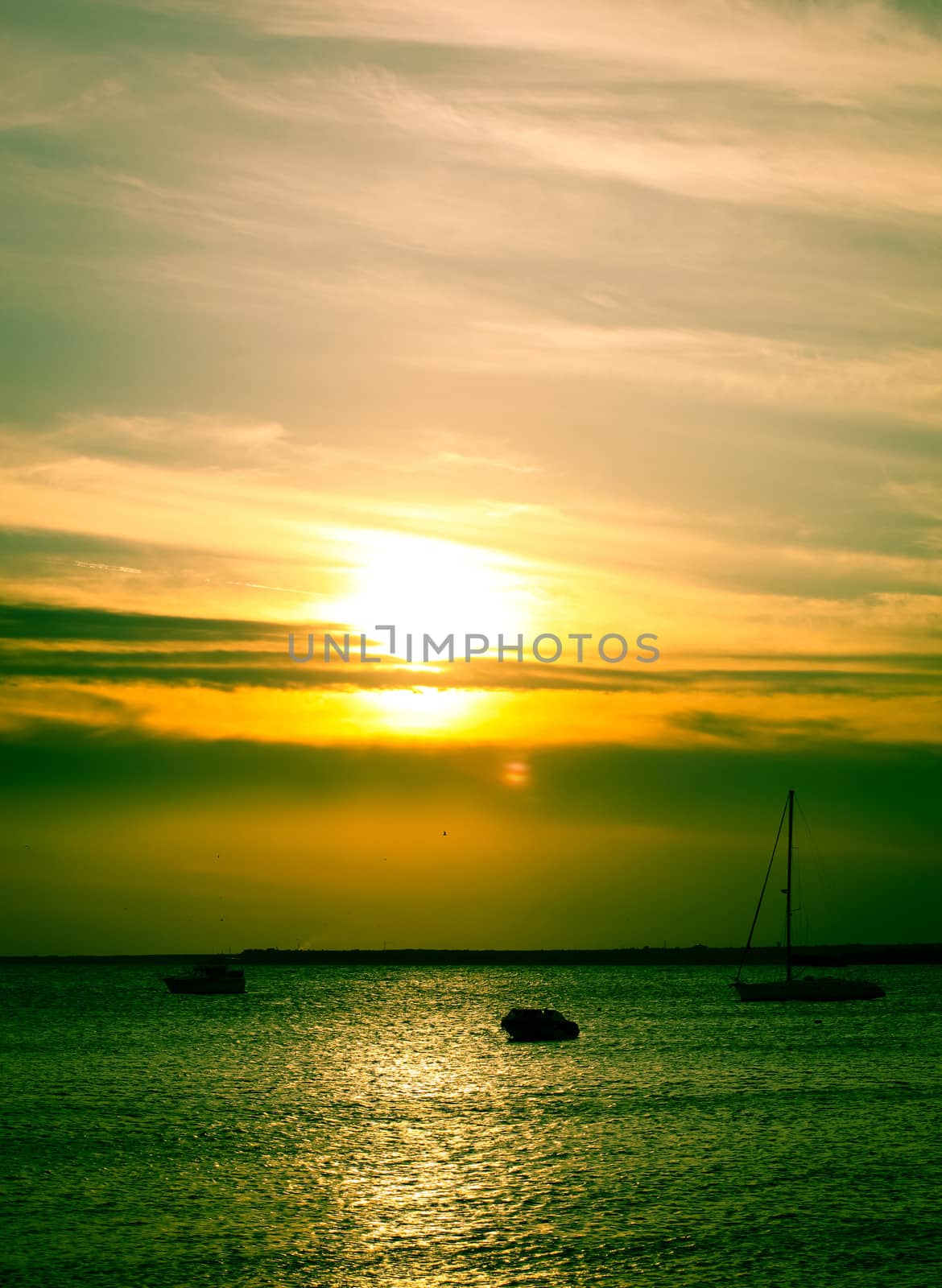 Sea sunset