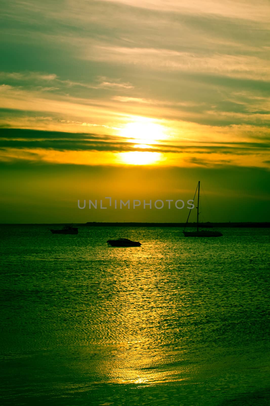 Sea sunset