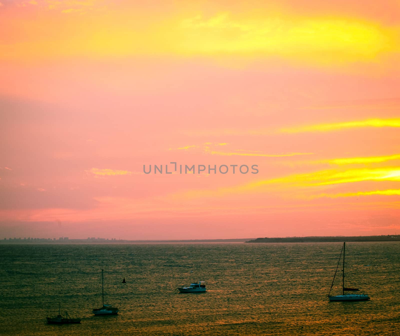 Sea sunset