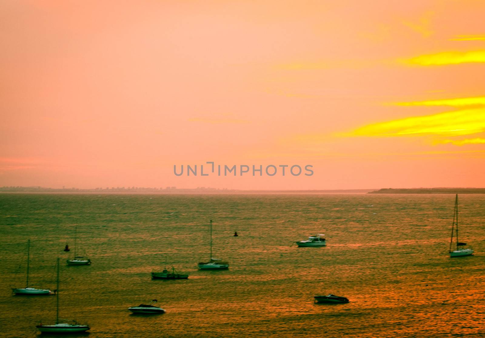 Sea sunset