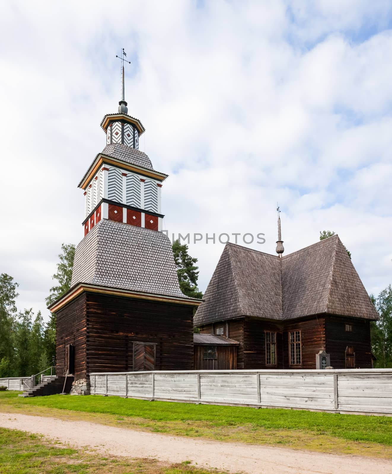 wooden church unesco world heritage site by juhku