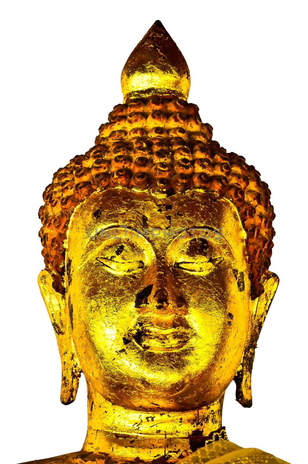 Ancient Buddha face Thailand by raweenuttapong