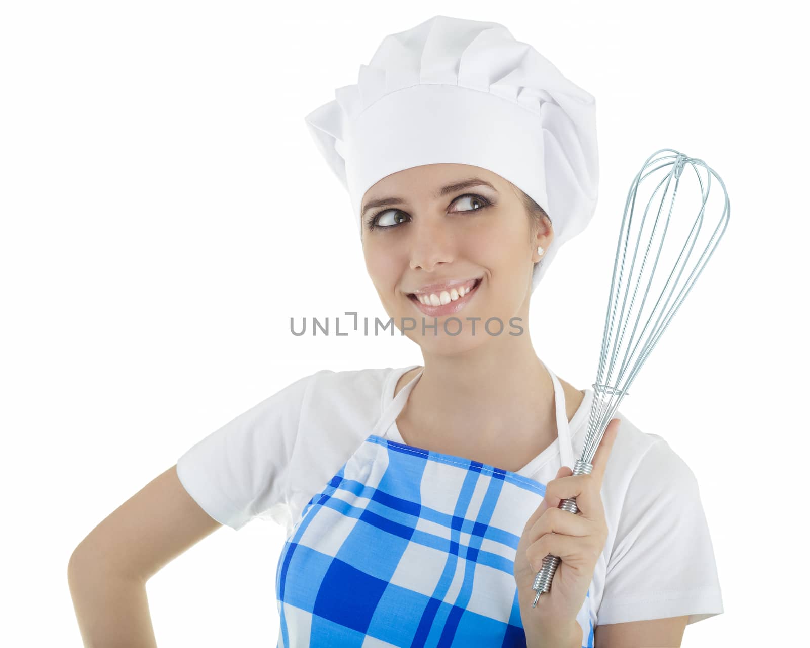 Woman Cook with Egg Beater by NicoletaIonescu