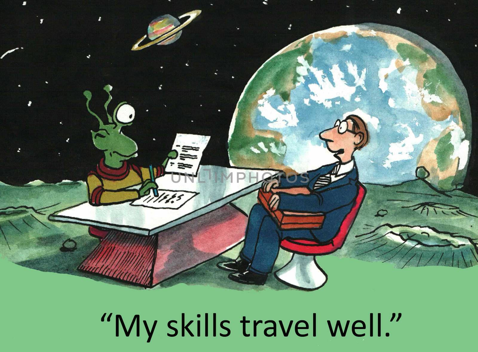 "My skills travel well."