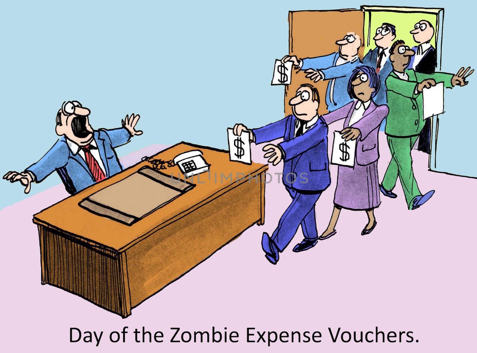 Day of the Zombie Expense Vouchers