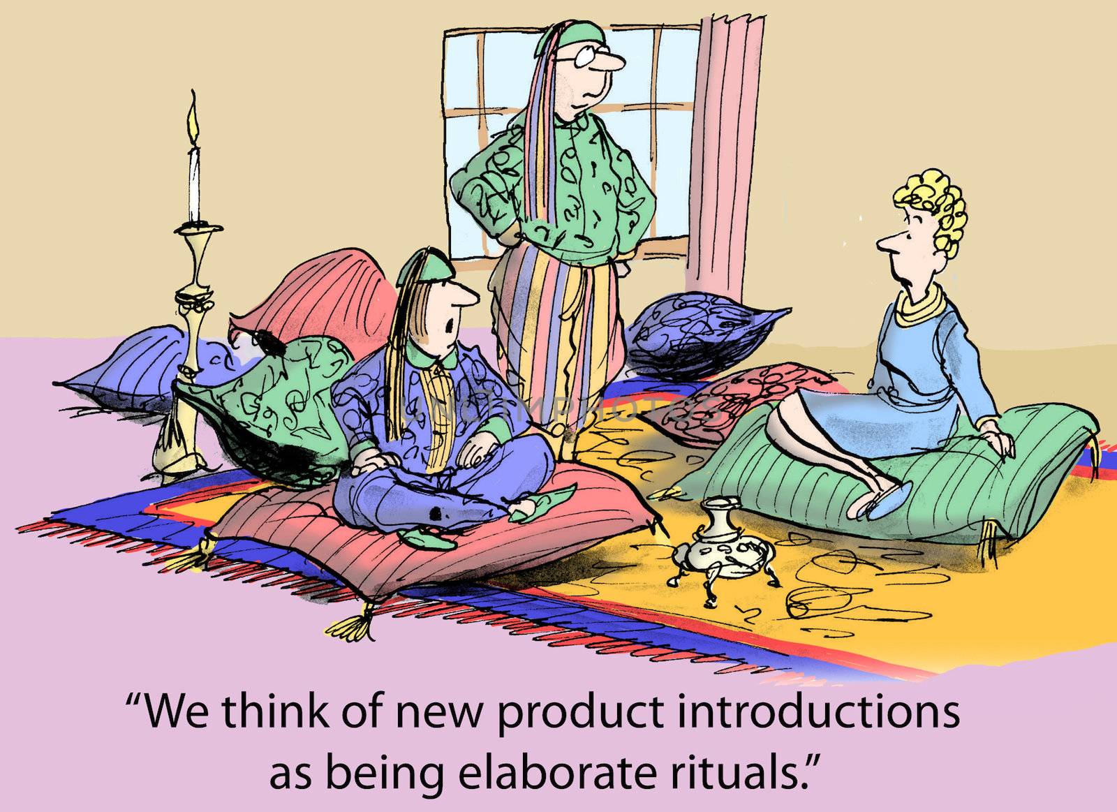 "We think of new product introductions as being elaborate rituals."