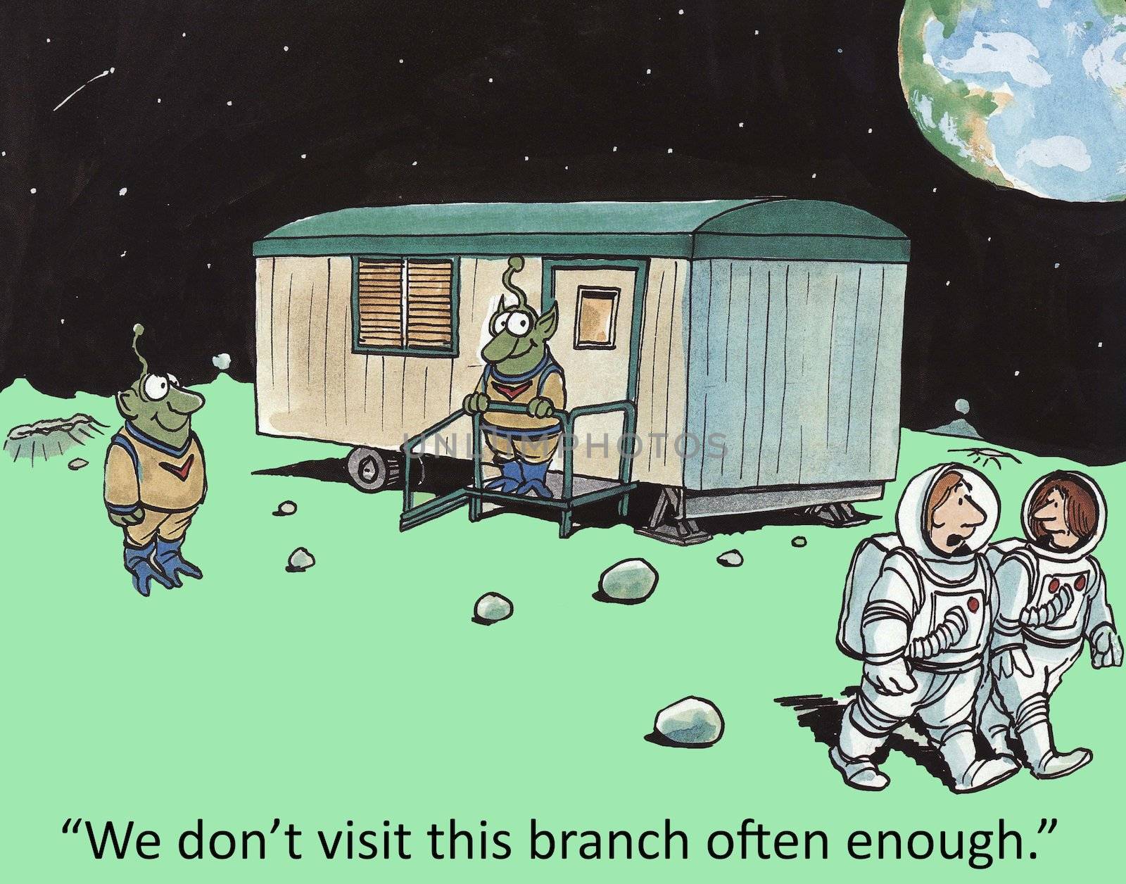 "We don't get visit this branch often enough."
