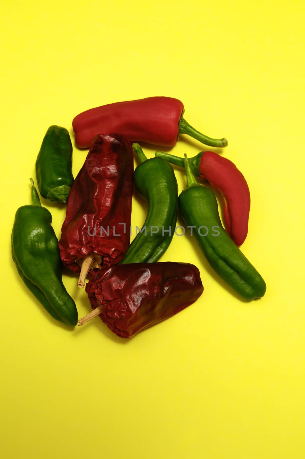 Some Very Hot Chili Peppers Ready to Cook