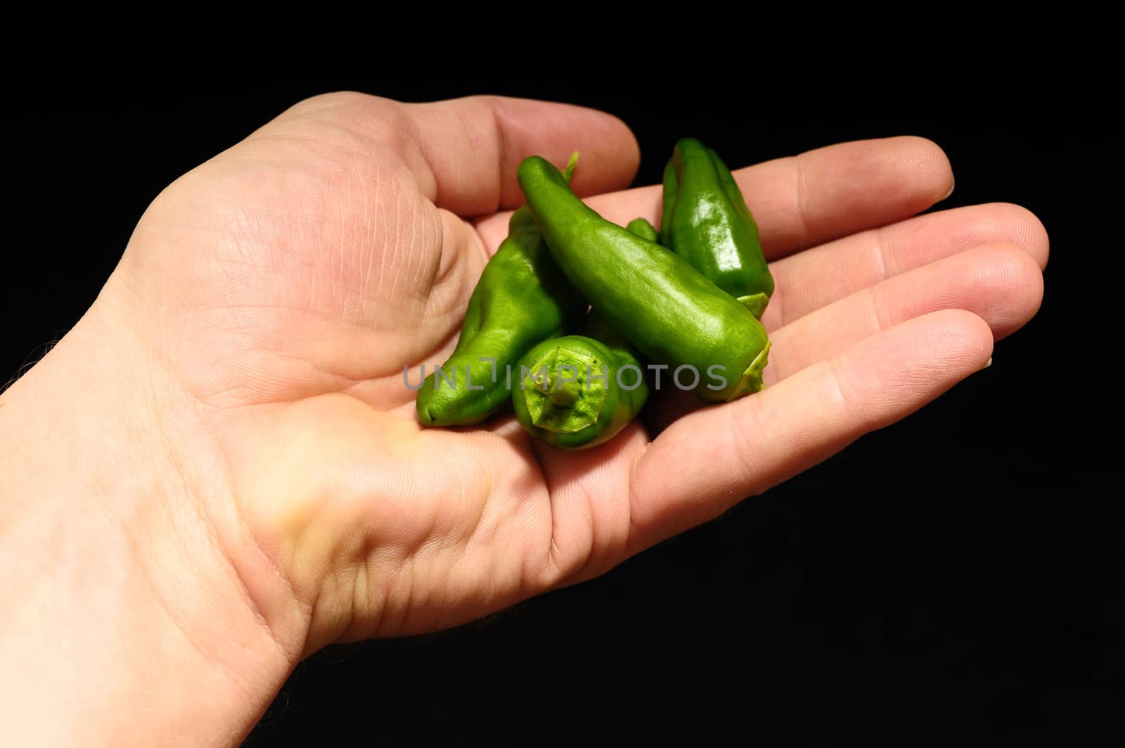 Some Very Hot Chili Peppers Ready to Cook