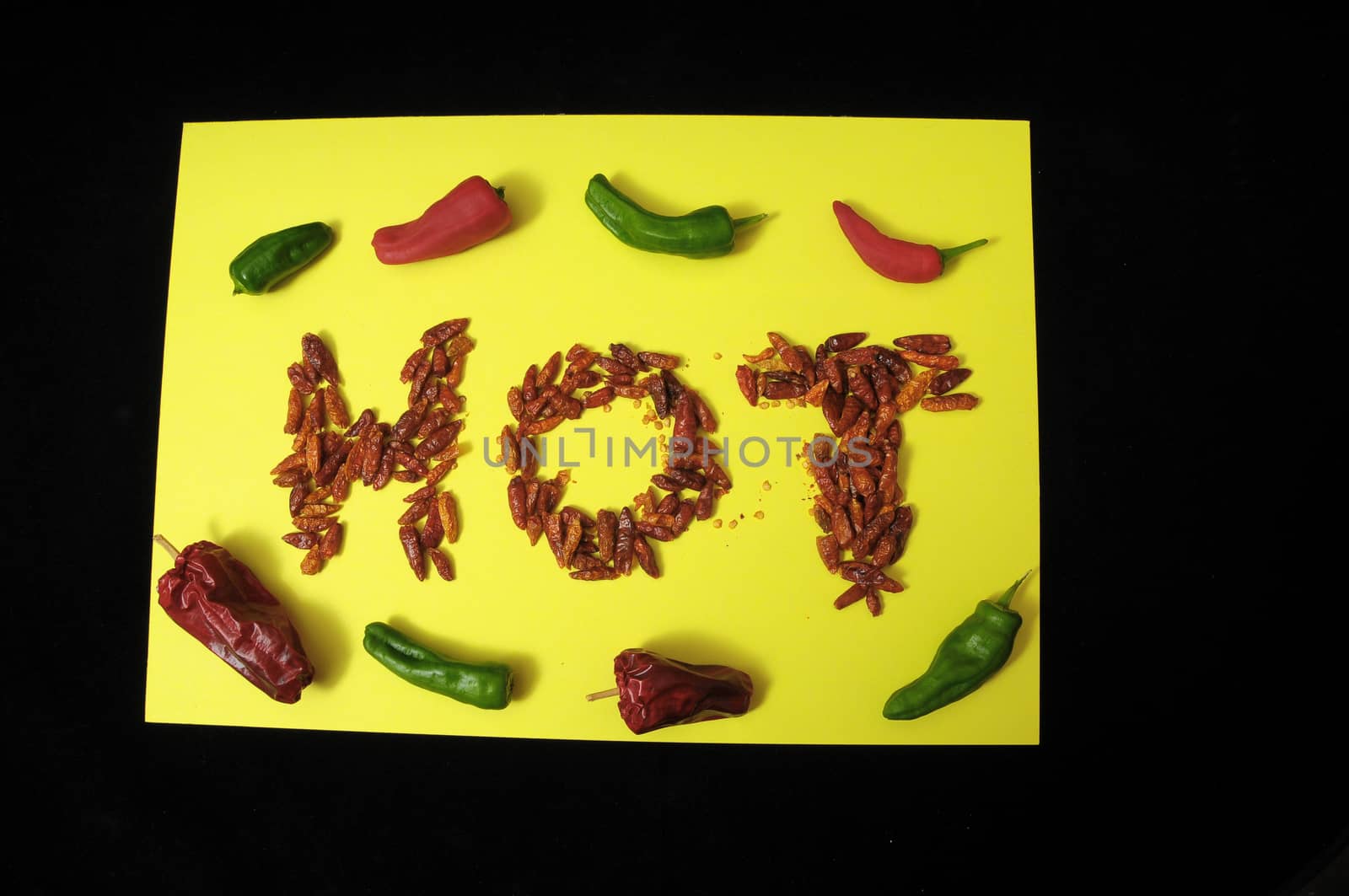 Some Very Hot Chili Peppers Ready to Cook