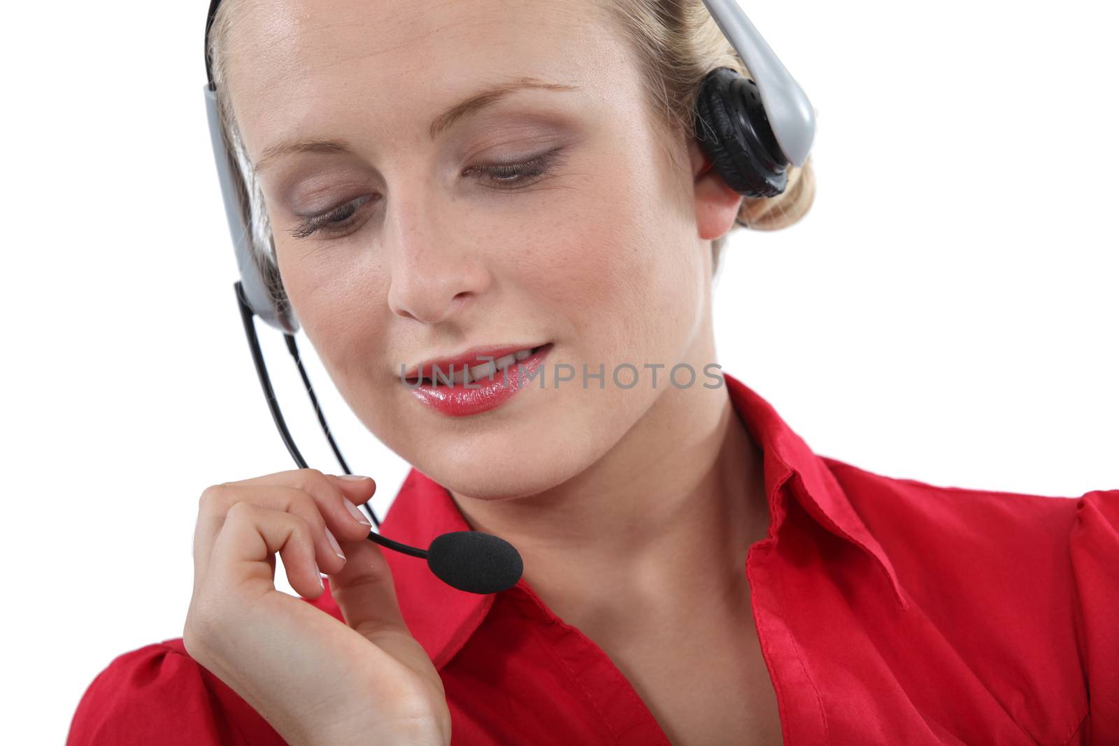Portrait of telephone operator by phovoir