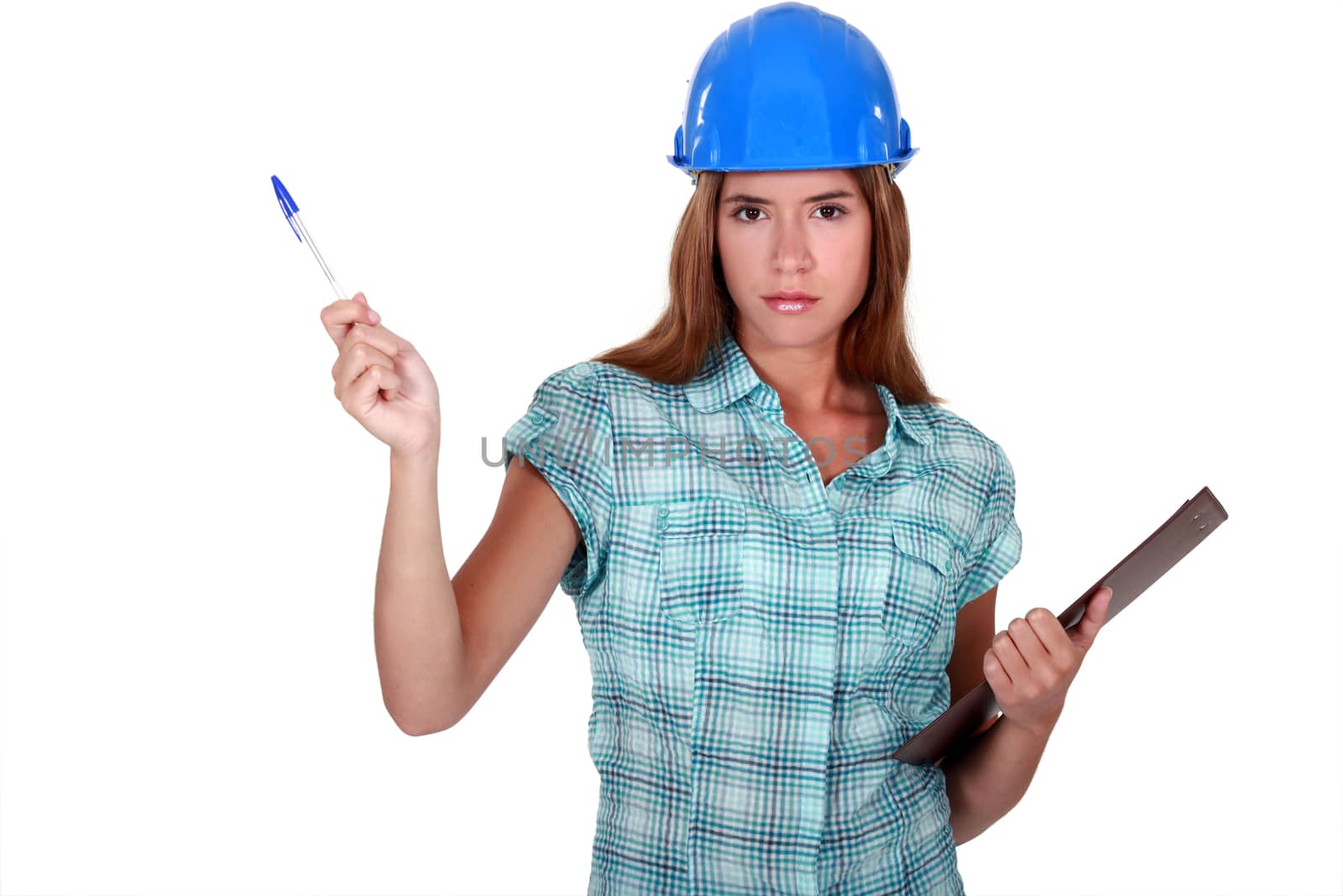 A female foreman.