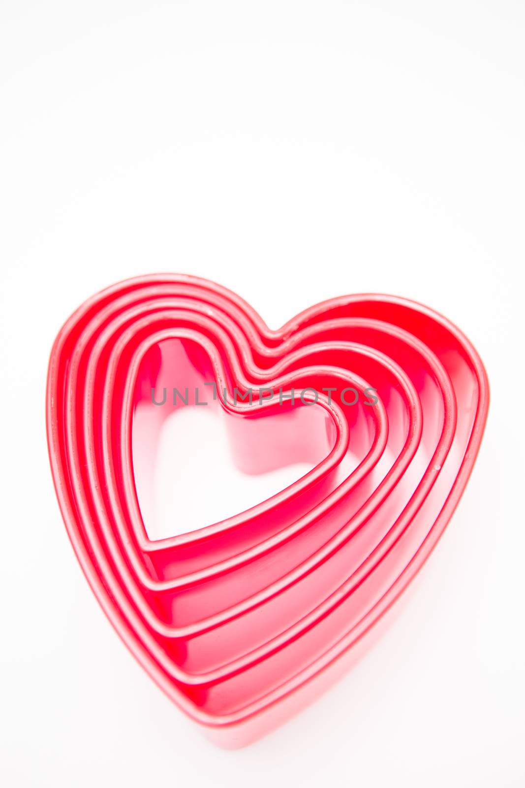 Heart shaped cookie cutters by Wavebreakmedia