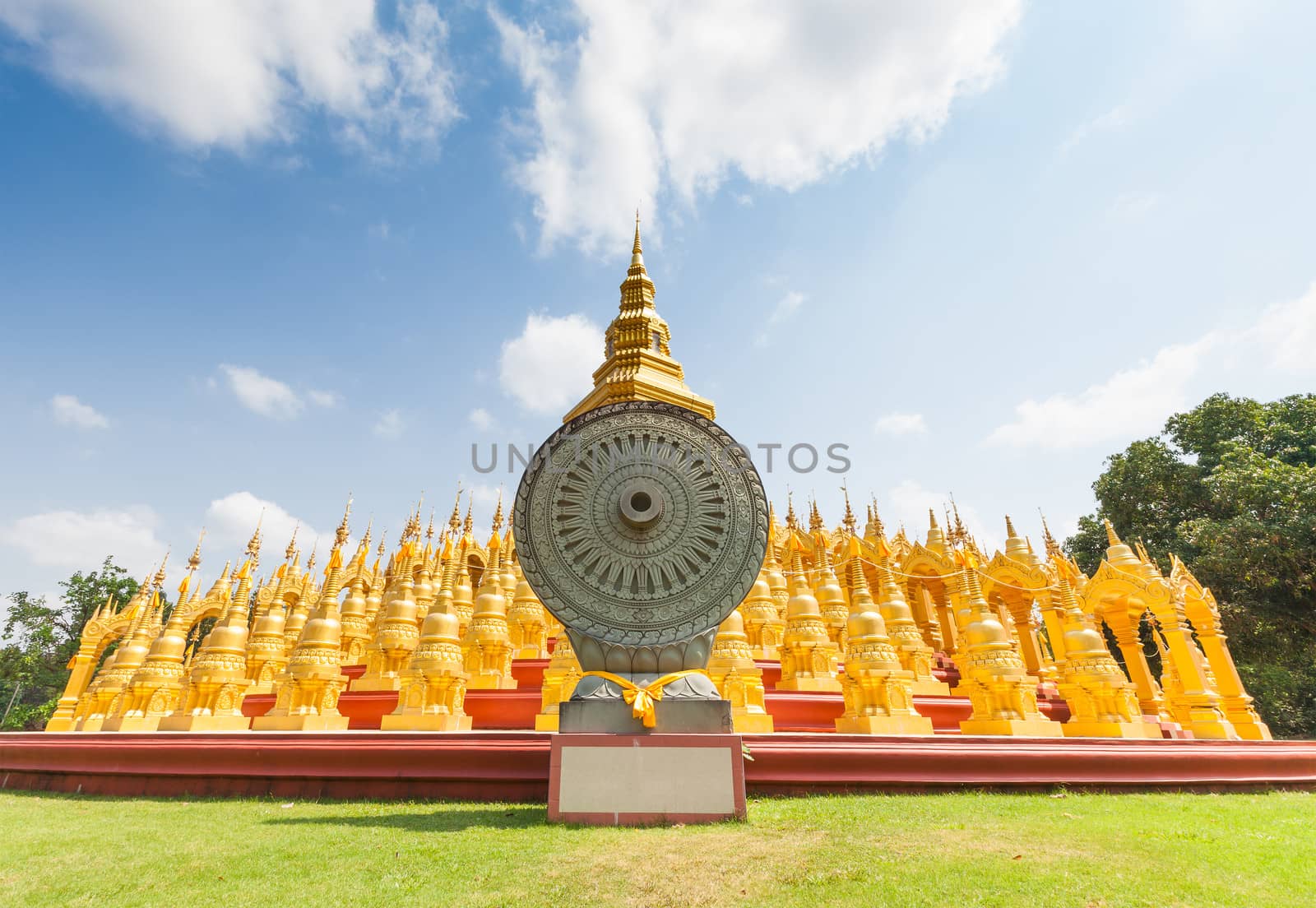 Pagoda in Wat-Sawangboon at Saraburi, Thailand