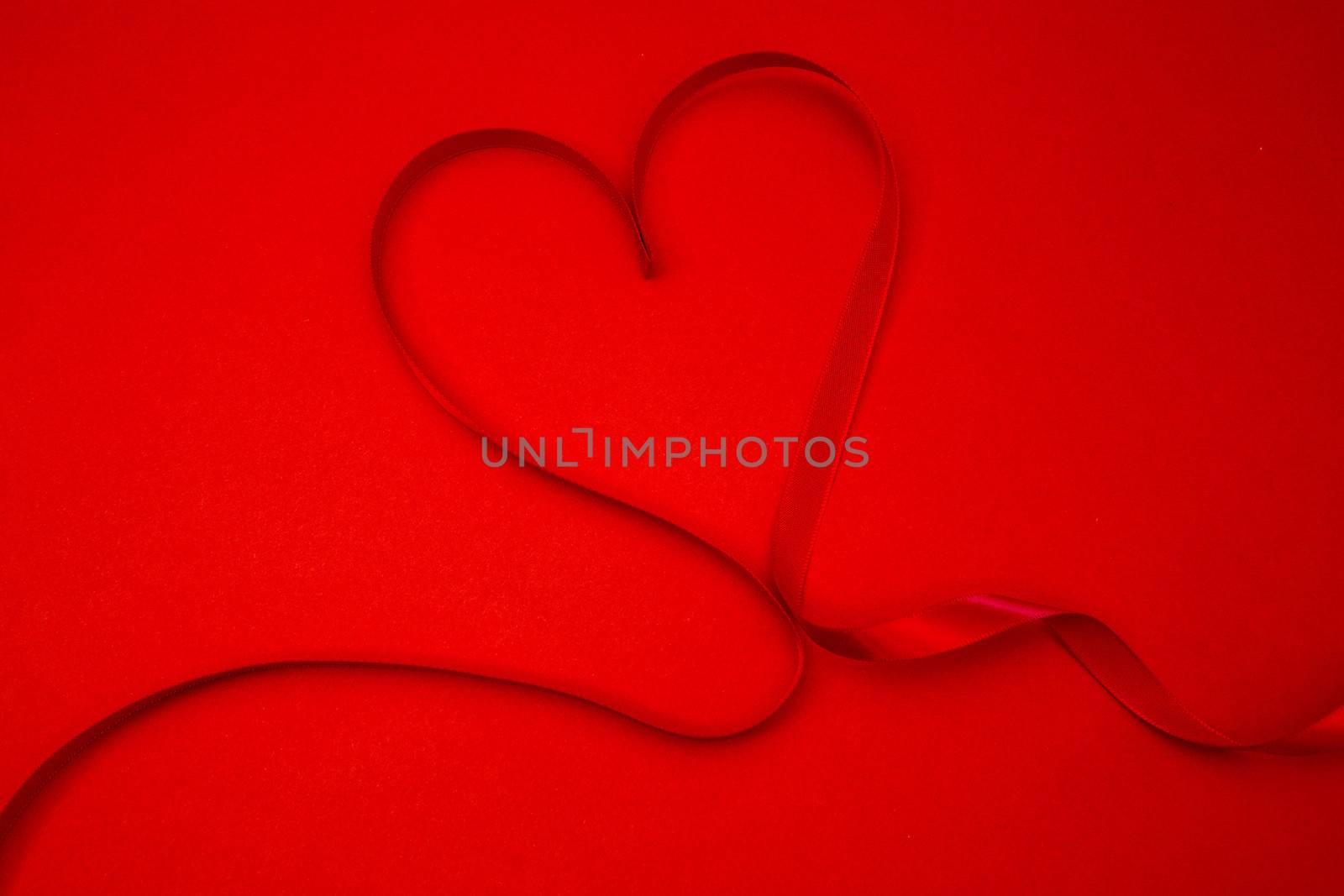 Heart made out of ribbon by Wavebreakmedia